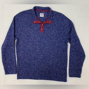 Southern Proper Blue Knit with Red Trim